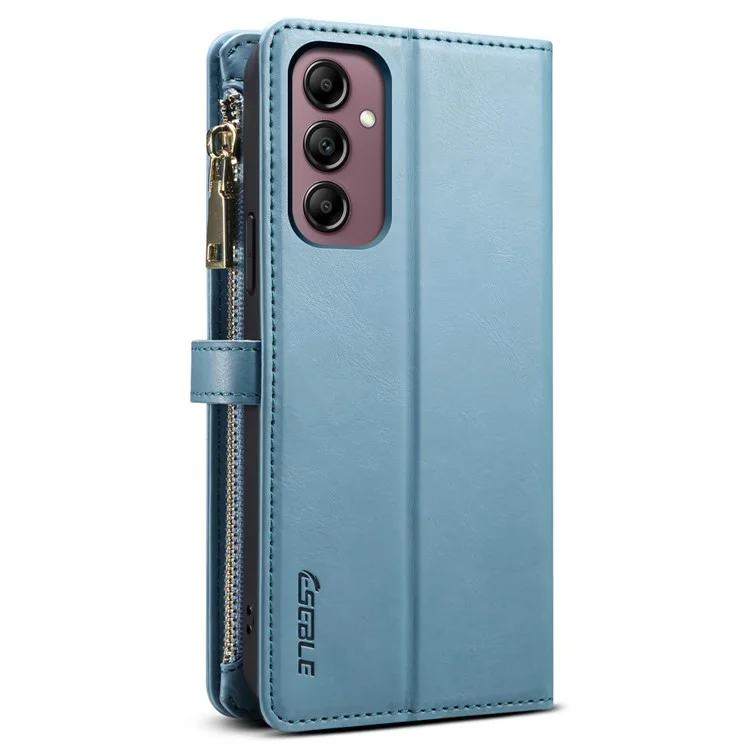 ESEBLE Galaxy Series для Samsung Galaxy M55 5G / C55 5G / F55 5G Чехол-бумажник из искусственной кожи с защитой RFID - Синий