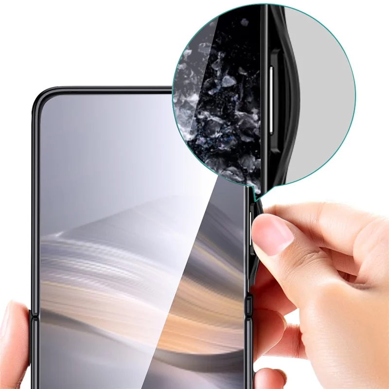 For Huawei Pocket 2 Shockproof Phone Case TPU + PC Hybrid Cover - Transparent