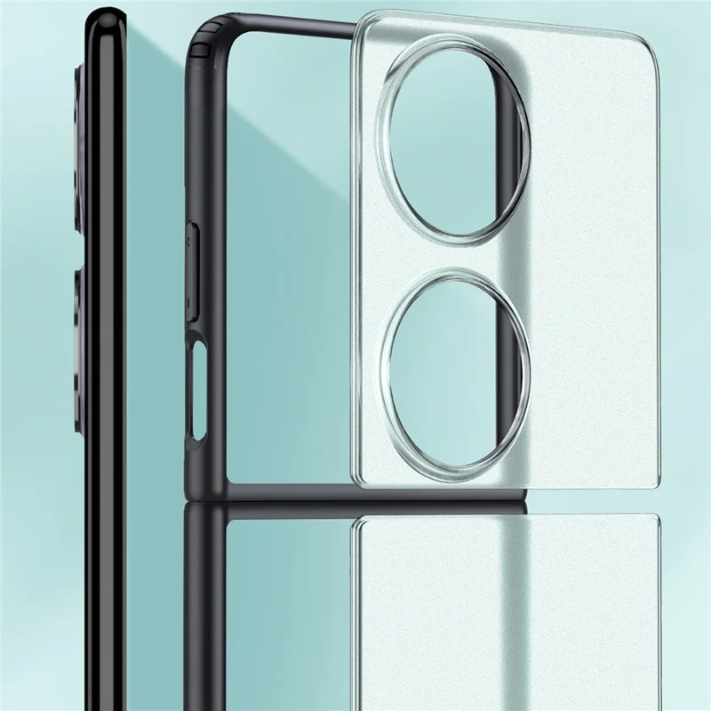 For Huawei Pocket 2 Shockproof Phone Case TPU + PC Hybrid Cover - Transparent