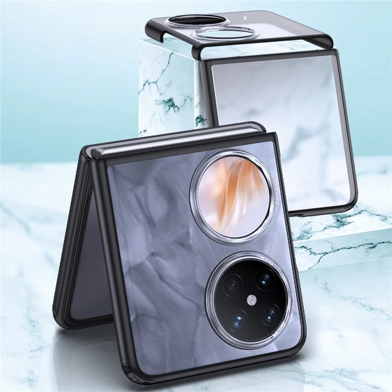 For Huawei Pocket 2 Shockproof Phone Case TPU + PC Hybrid Cover - Transparent