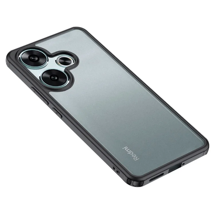 Per Xiaomi Redmi Turbo 3 5G / Poco F6 5G Custodia per telefono Custodia per telefono mobile TPU + PC all'ingrosso - Nero
