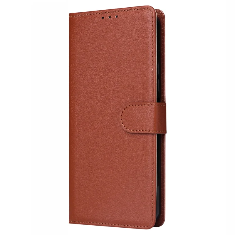 For Xiaomi Redmi 12 4G / 12 5G (Global) Case Anti-Scratch PU Leather Wallet Phone Cover - Brown