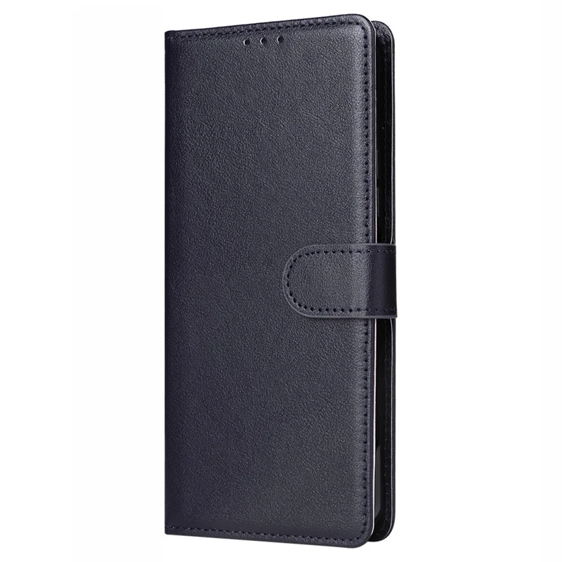 For Xiaomi Redmi 12 4G / 12 5G (Global) Case Anti-Scratch PU Leather Wallet Phone Cover - Blue