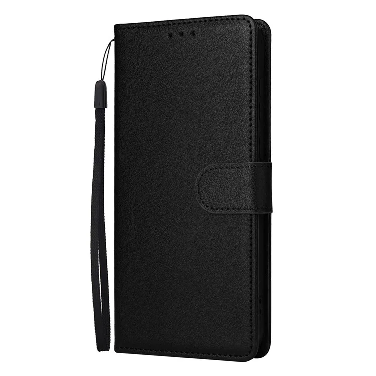 Per Samsung Galaxy A55 5G Custodia in Pelle PU Copertura Wallet Accessori Mobili All'ingrosso - Nero
