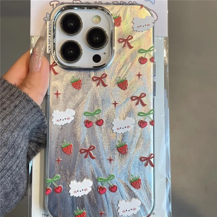 For iPhone 14 Pro Max Case PC+TPU Cell Phone Protective Cover  Cartoon Pattern Design