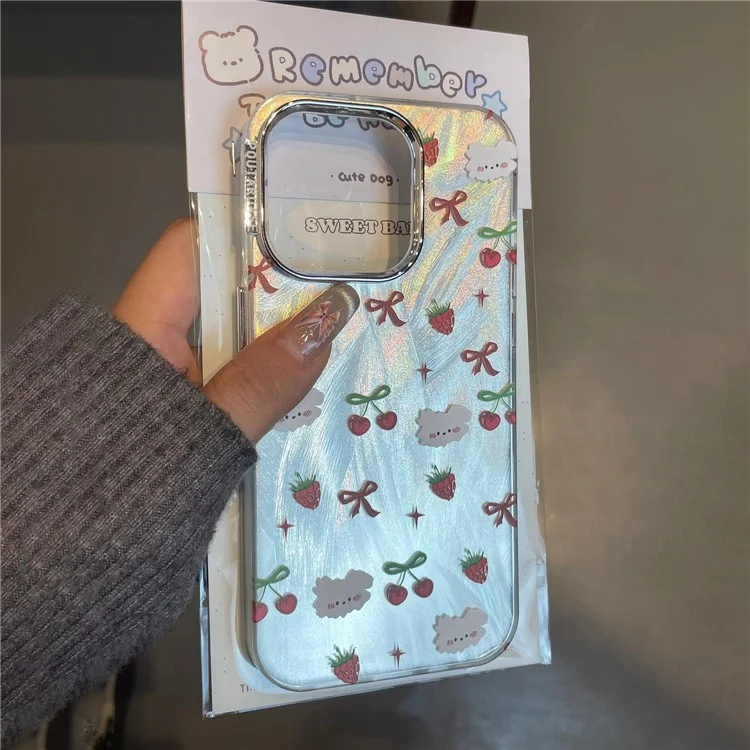 For iPhone 14 Pro Max Case PC+TPU Cell Phone Protective Cover  Cartoon Pattern Design