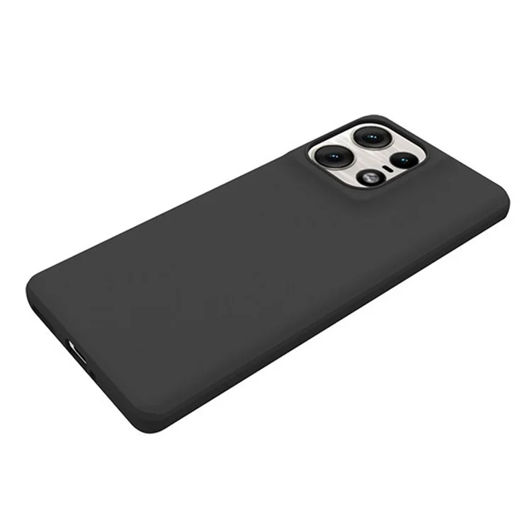 For Motorola Edge 50 Pro 5G Case Slim Design Matte Soft TPU Protective Phone Cover - Black