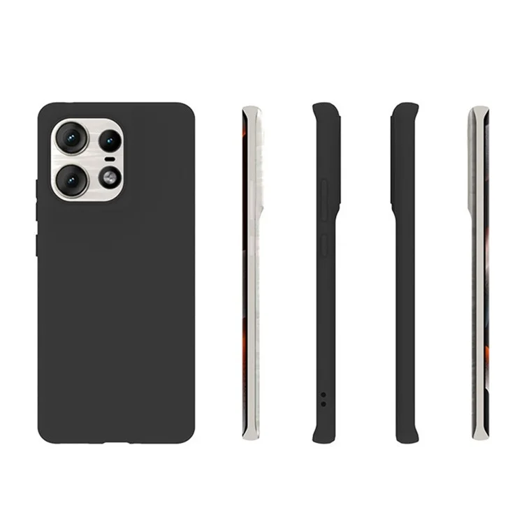 For Motorola Edge 50 Pro 5G Case Slim Design Matte Soft TPU Protective Phone Cover - Black