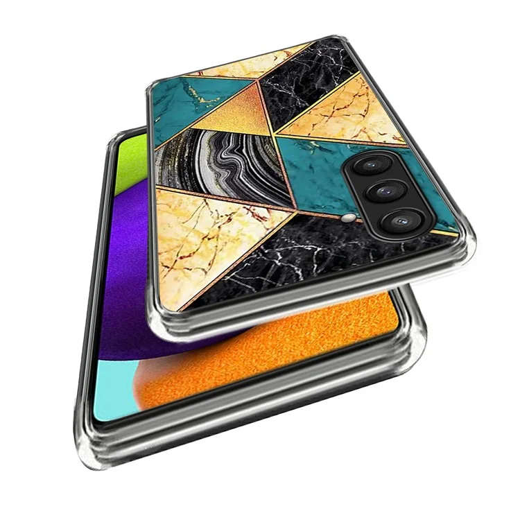 Für Samsung Galaxy S23 FE Hülle Muster bedruckt Handyhülle TPU Schlanke Handyhülle - Stil B