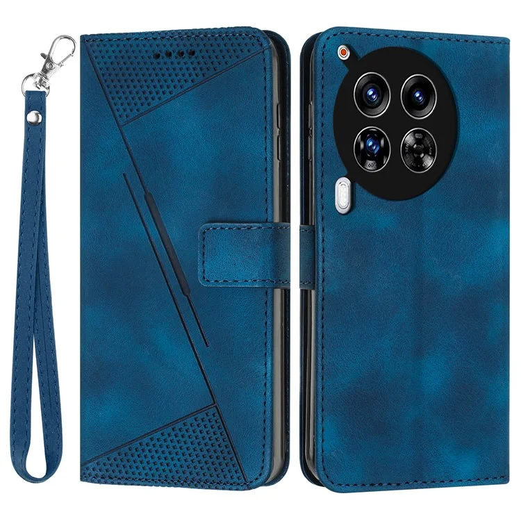 Coque de téléphone de gros pour TECNO Camon 30 Premier 5G / CL9 Stand Shockproof PU Leather Wallet Phone Cover - Sapphire