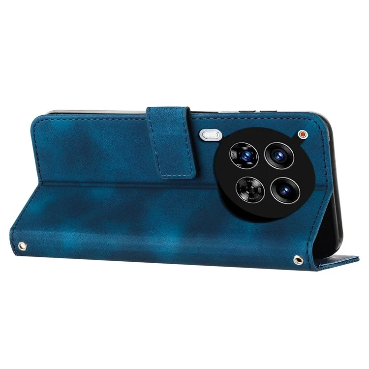 Coque de téléphone de gros pour TECNO Camon 30 Premier 5G / CL9 Stand Shockproof PU Leather Wallet Phone Cover - Sapphire