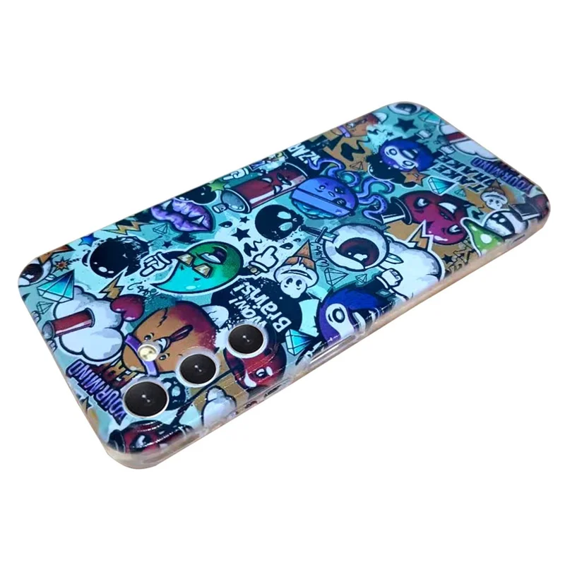 For Samsung Galaxy S24 Ultra TPU Case Pattern Printing Slim Phone Cover - Garbage