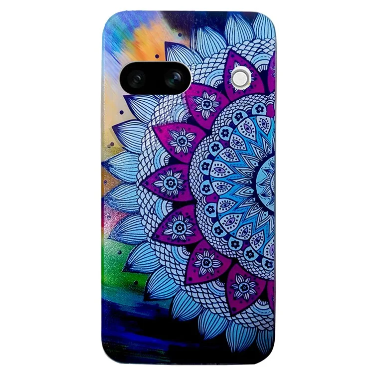 Para Google Pixel 8a Wholesale Case Pattern Printing Soft TPU Phone Cover - Mandala Flower