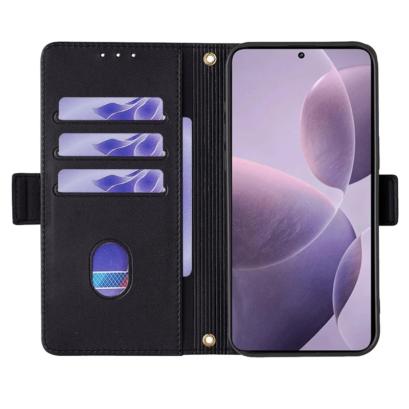 Phone Case For IPhone 16e, Nappa Texture Split Leather Wallet Phone - View #12