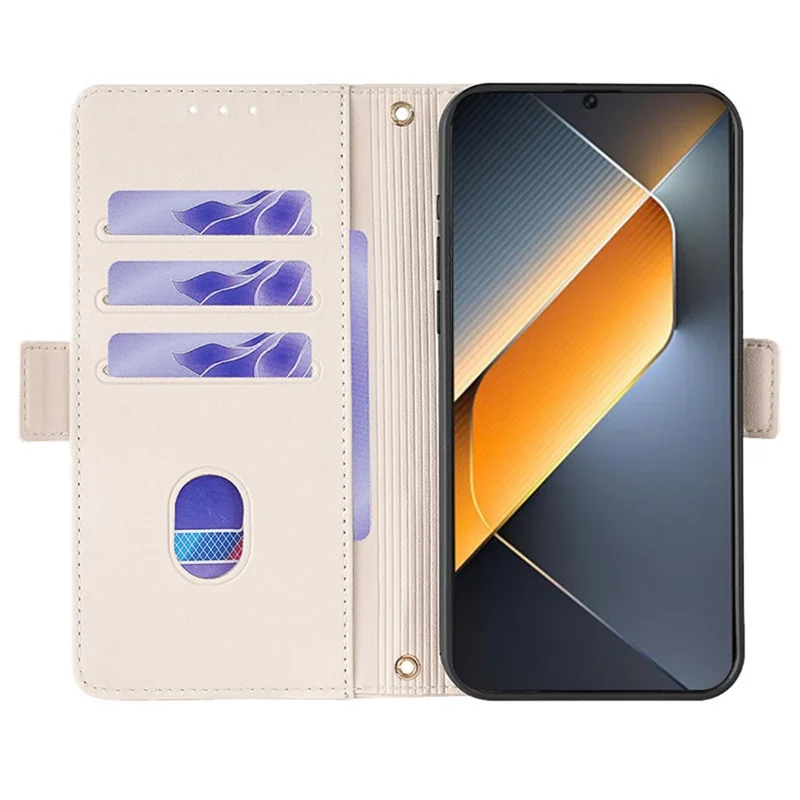 For TECNO Spark 20 Pro+ Phone Bag Crossbody Leather Wallet Case with Wallet Stand - White