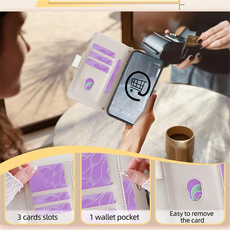 For TECNO Spark 20 Pro+ Phone Bag Crossbody Leather Wallet Case with Wallet Stand - White