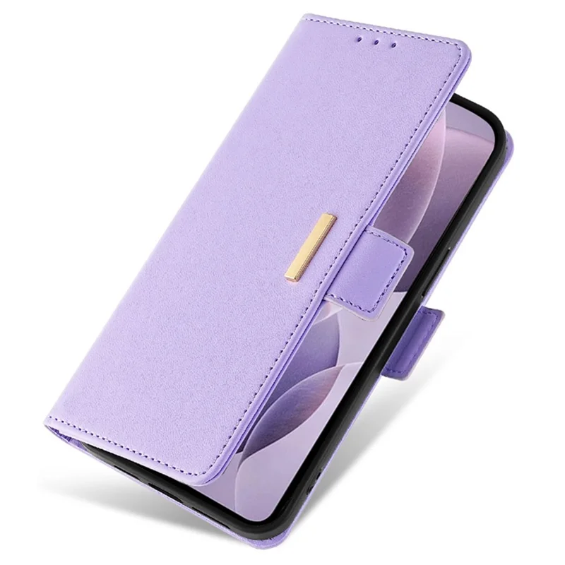 For Xiaomi Poco F6 Pro 5G / Redmi K70 5G / K70 Pro 5G Case RFID Blocking Wallet Leather Stand Phone Cover - Purple