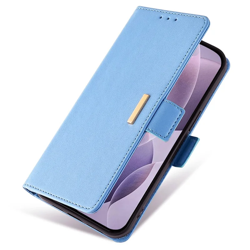For Xiaomi Poco F6 Pro 5G / Redmi K70 5G / K70 Pro 5G Case RFID Blocking Wallet Leather Stand Phone Cover - Blue
