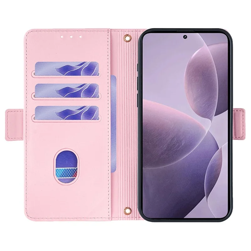 For Xiaomi Poco F6 Pro 5G / Redmi K70 5G / K70 Pro 5G Case RFID Blocking Wallet Leather Stand Phone Cover - Pink
