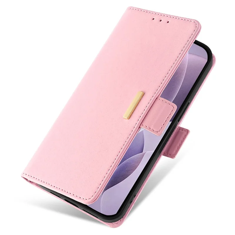 For Xiaomi Poco F6 Pro 5G / Redmi K70 5G / K70 Pro 5G Case RFID Blocking Wallet Leather Stand Phone Cover - Pink