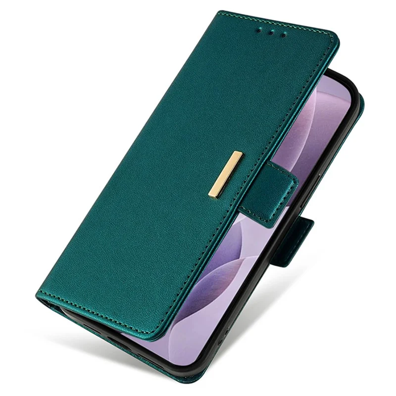 Para Xiaomi Poco F6 Pro 5G / Redmi K70 5G / K70 Pro 5G Case RFID Blocking Wallet Leather Stand Phone Cover - Verde