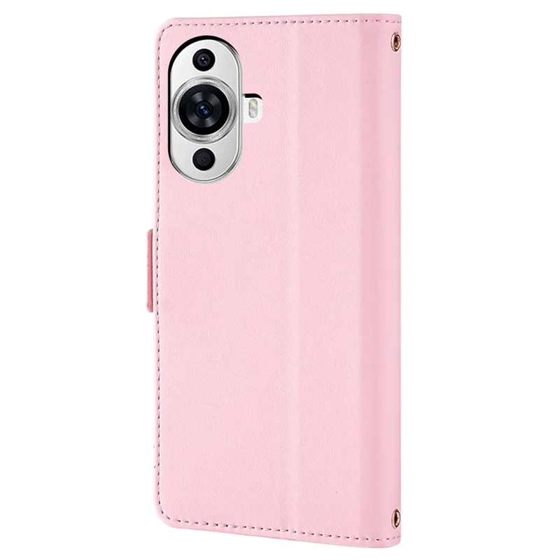 For Huawei nova 11 / nova 12s 4G / nova 12 Lite 4G Leather Phone Case with RFID Blocking Wallet - Pink