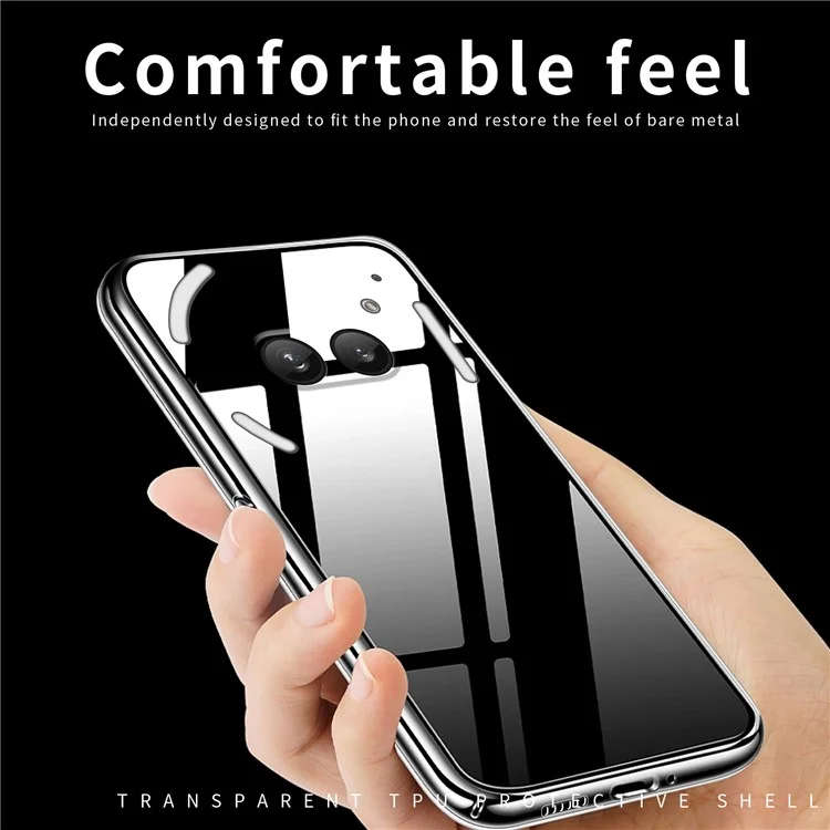 MOFI For Nothing Phone (2a) Plus / Phone (2a) Capa TPU Acabamento Suave