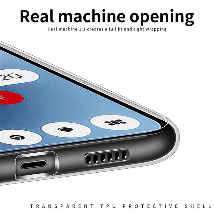 MOFI For Nothing Phone (2a) Plus / Phone (2a) Capa TPU Acabamento Suave