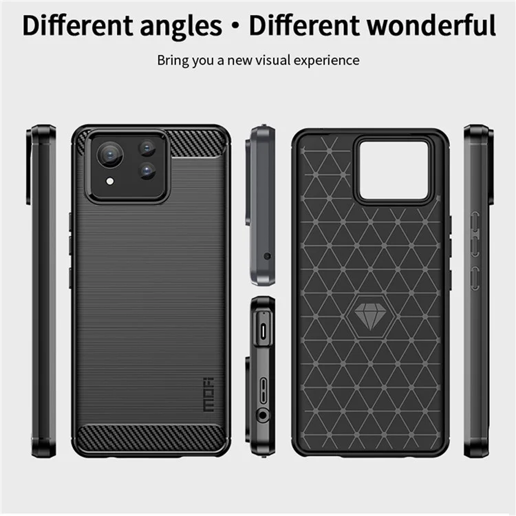 MOFI JK TPU Série-1 Para Asus Zenfone 11 Ultra 5G Capa TPU Anti-arranhões Capa de Telefone Slim - Preto
