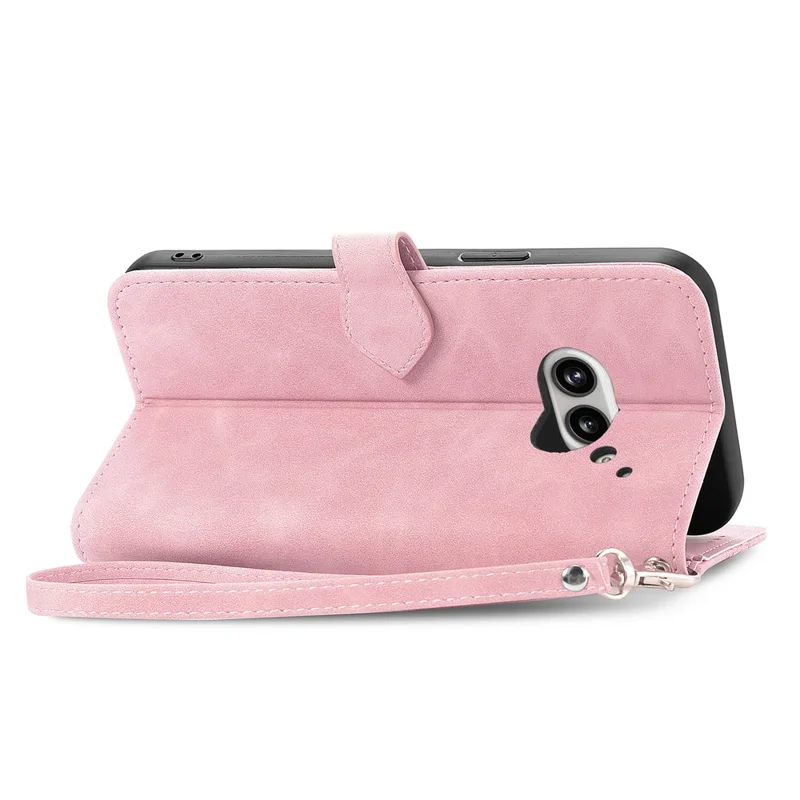 Für Nothing Phone (2a) Plus / Phone (2a) Case Reißverschluss-Geldbörse Blumenprägung PU-Leder Handyhülle Großhandel - Pink