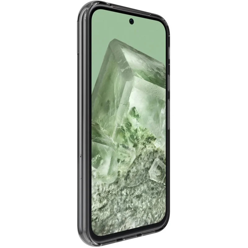 IMAK UX-5 Series For Google Pixel 8a Case Anti-Scratch TPU Phone Cover - Transparent Black