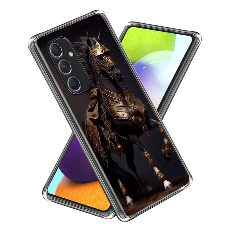 For Samsung Galaxy A54 5G Mobile Phone Case Wholesale Pattern Printing TPU Back Cover - Masked Horse
