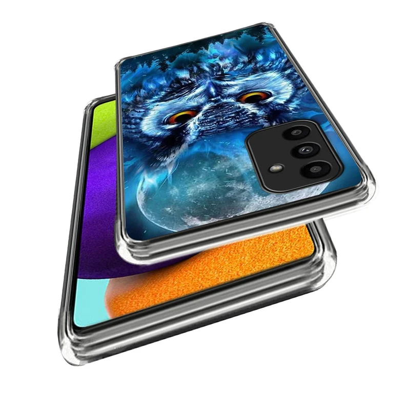 For Samsung Galaxy A15 4G / A15 5G Cell Phone Cases Pattern Printing TPU Scratch-proof Cover -  Style F