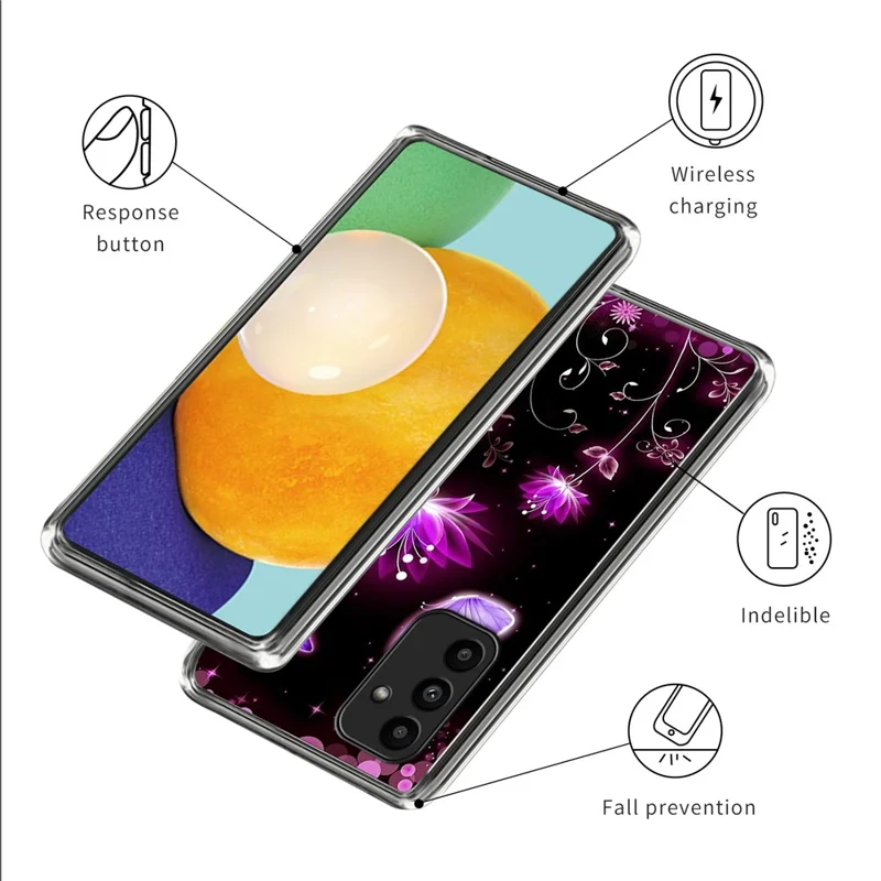 Für Samsung Galaxy A15 4G / A15 5G Handyhüllen Musterbedruckung TPU Kratzfeste Abdeckung - Stil J