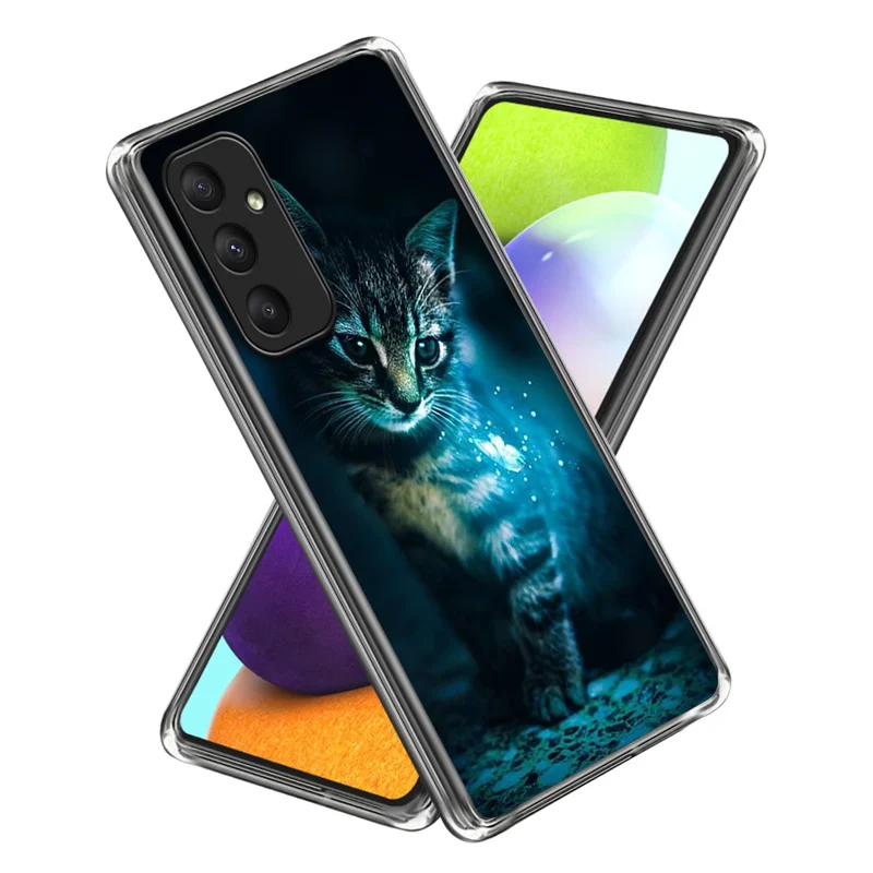 For Samsung Galaxy A55 5G Slim Case Pattern Printing Shockproof TPU Phone Cover - Style H