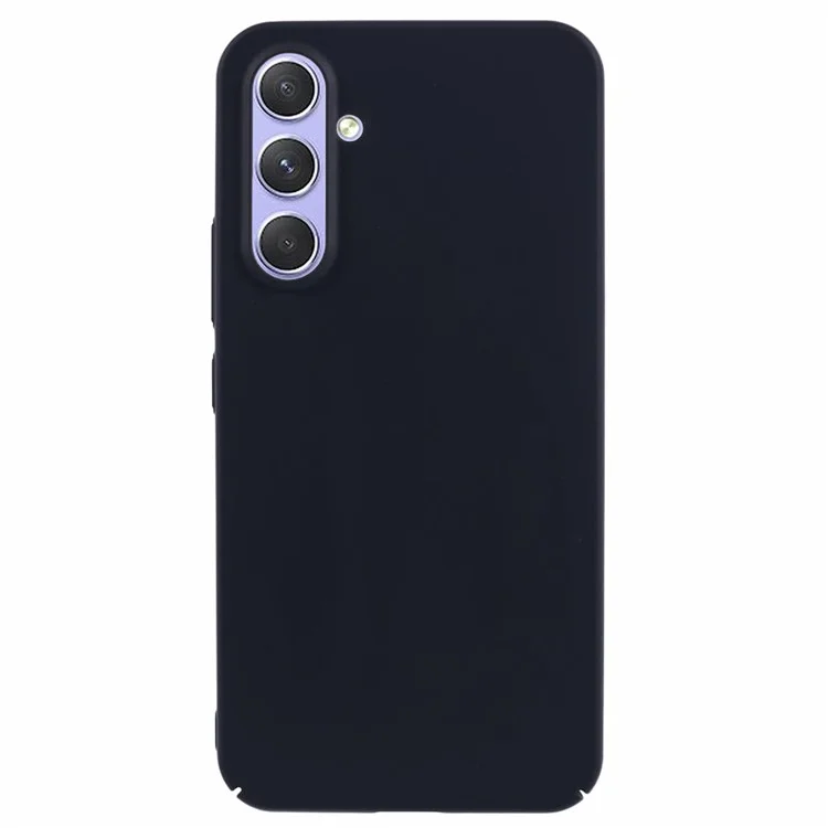 Für Samsung Galaxy A34 5G Rubberized Backcover Skin-Touch PC Handyhülle - Schwarz