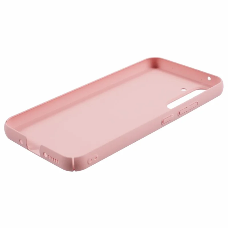 For Samsung Galaxy A34 5G Rubberized Back Case Skin-touch PC Cell Phone Cover - Pink