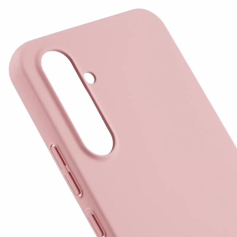 For Samsung Galaxy A34 5G Rubberized Back Case Skin-touch PC Cell Phone Cover - Pink
