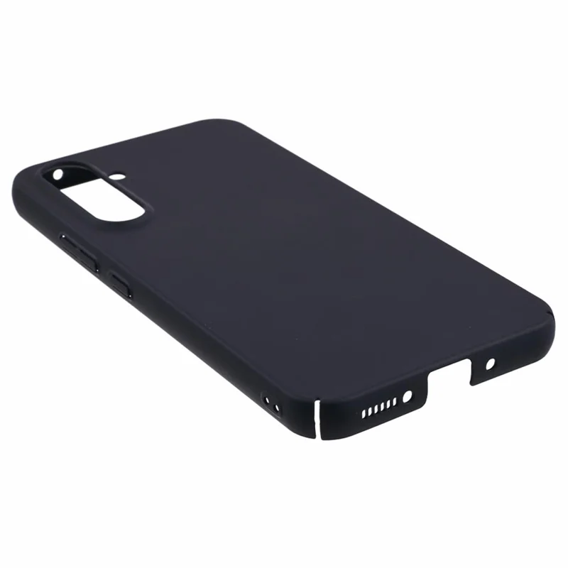 Für Samsung Galaxy A54 5G PC-Hülle, gummierter Handy-Cover, kratzfeste Hülle, Touch-Telefon-Hülle - Schwarz