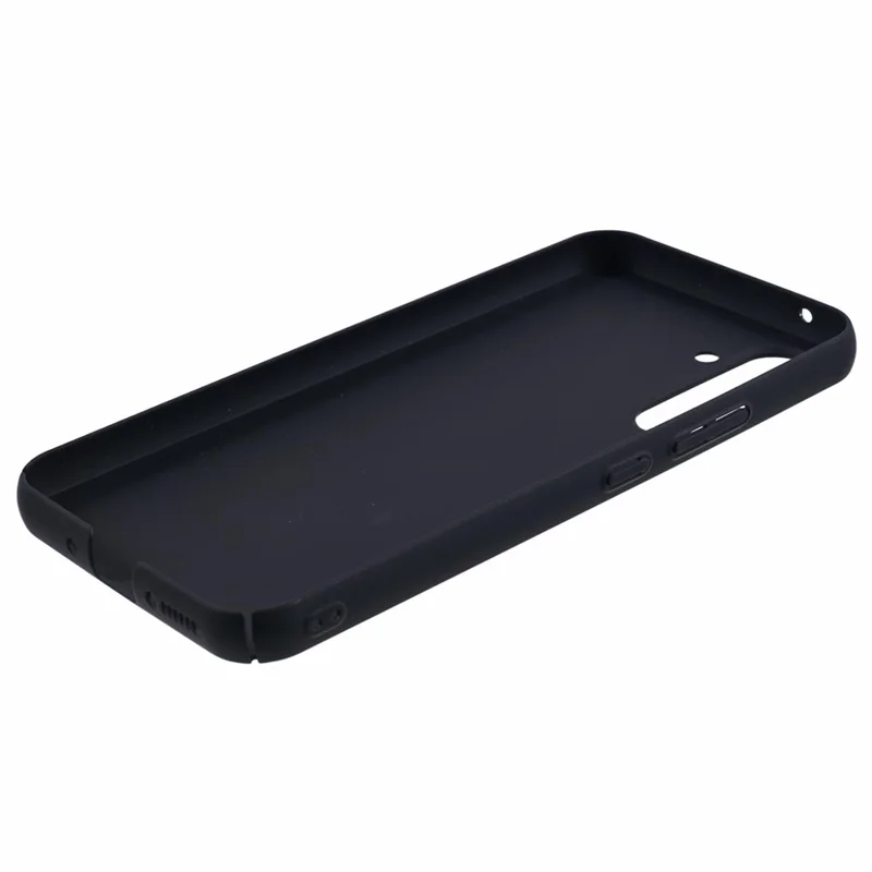 Für Samsung Galaxy A54 5G PC-Hülle, gummierter Handy-Cover, kratzfeste Hülle, Touch-Telefon-Hülle - Schwarz