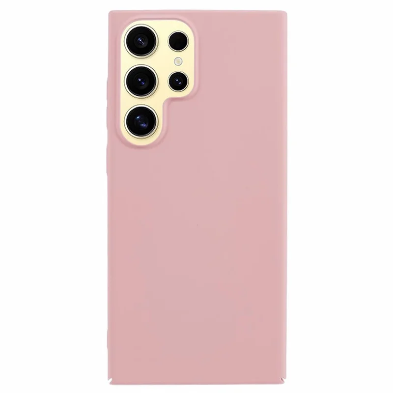 Capa de Telefone Celular para Samsung Galaxy S24 Ultra - Touch Rubberized PC Protective Shell - Rosa