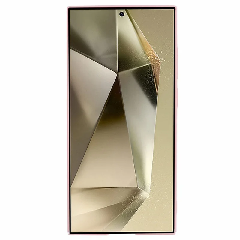 Capa de Telefone Celular para Samsung Galaxy S24 Ultra - Touch Rubberized PC Protective Shell - Rosa