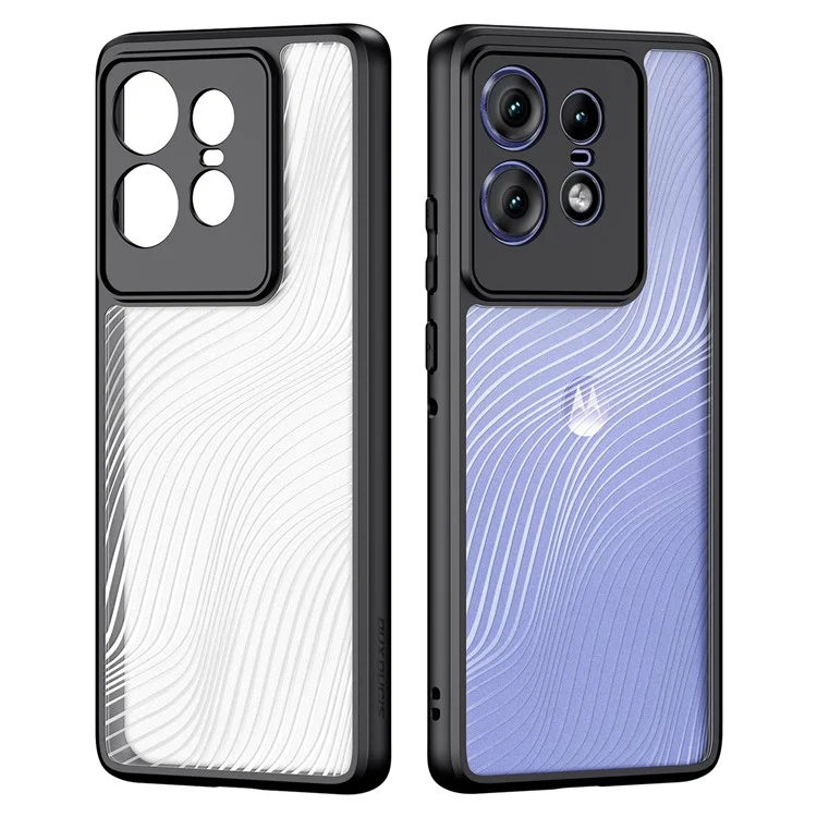DUX DUCIS Aimo Serie für Motorola Edge 50 Pro 5G Hülle TPU+PC Stoßdämpfende Handyhülle (REACH-Zertifizierung) - Schwarz