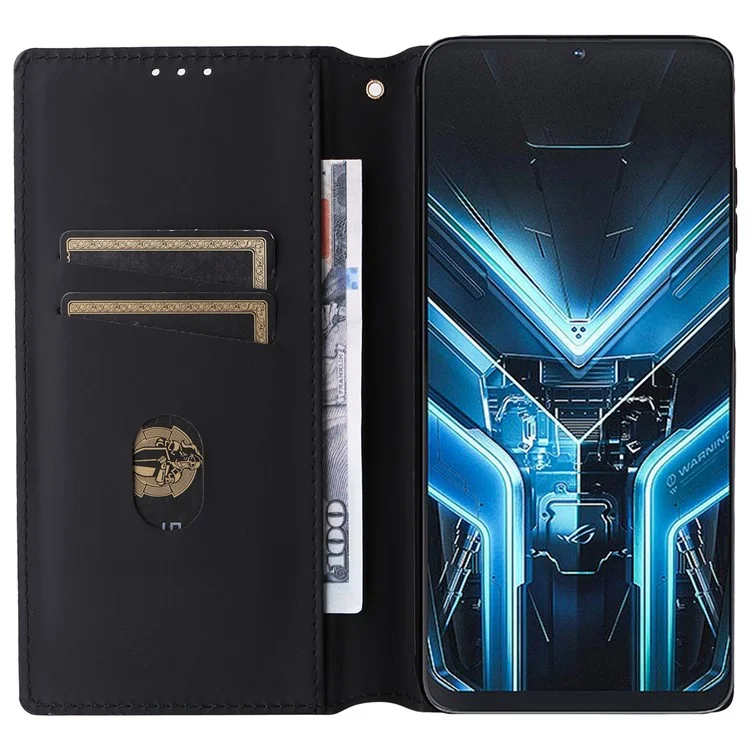 Para Cubot X70 Case Rhombus Imprinted PU Leather Magnetic Auto-absorbed Phone Cover - Silver