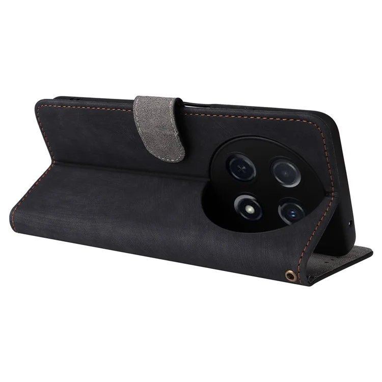 Per Huawei nova 12i 4G / Enjoy 70 Pro Custodia RFID Blocking Flip Folio Custodia in pelle per cellulare - Nero