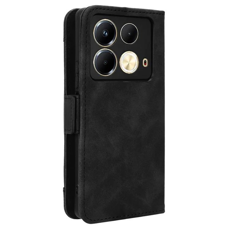 Per Infinix Note 40 X6853 Custodia Antiurto in Pelle con Slot Multipli per Schede - Nero