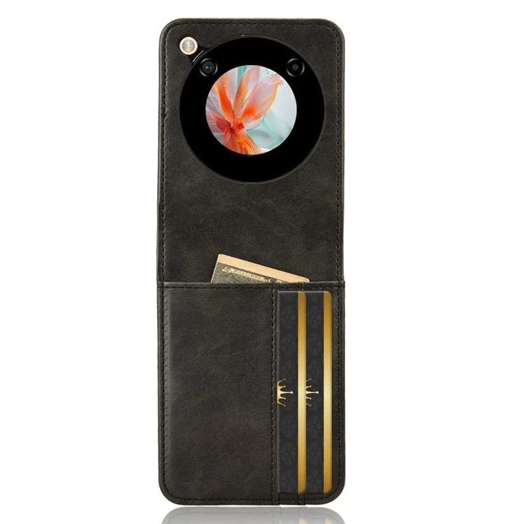 Per ZTE Libero Flip Wallet Case Shockproof Leather Phone Cover - Nero