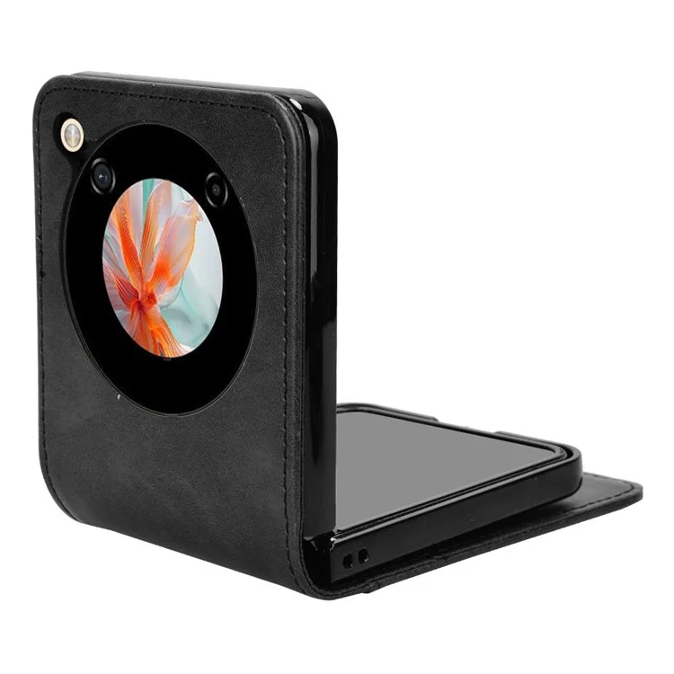Per ZTE Libero Flip Wallet Case Shockproof Leather Phone Cover - Nero