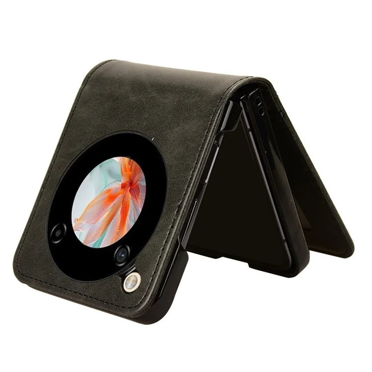 Per ZTE Libero Flip Wallet Case Shockproof Leather Phone Cover - Nero