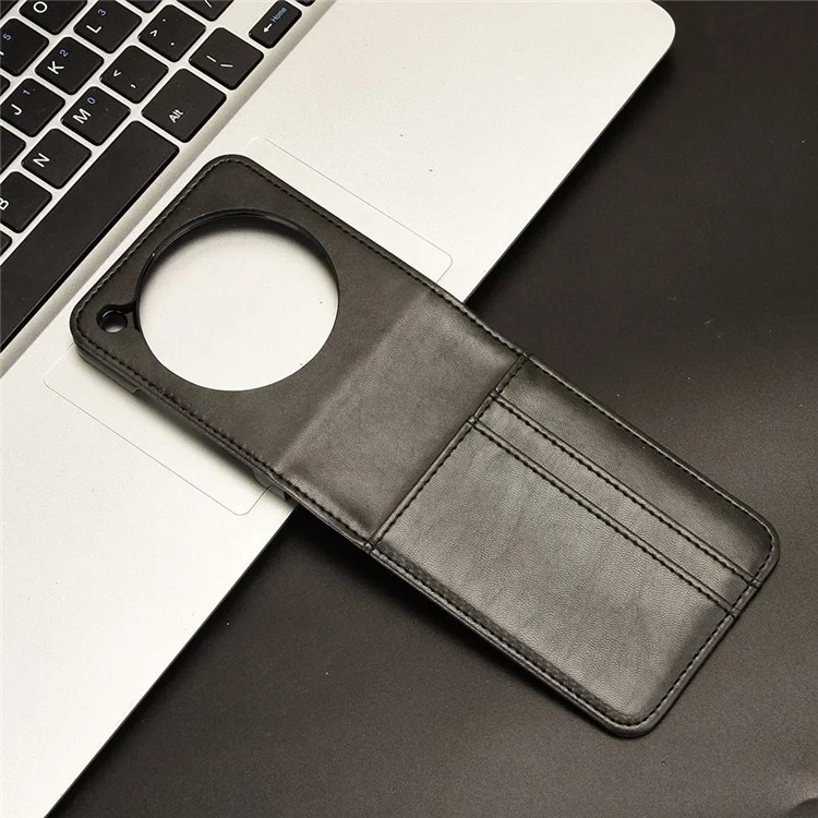 Per ZTE Libero Flip Wallet Case Shockproof Leather Phone Cover - Nero